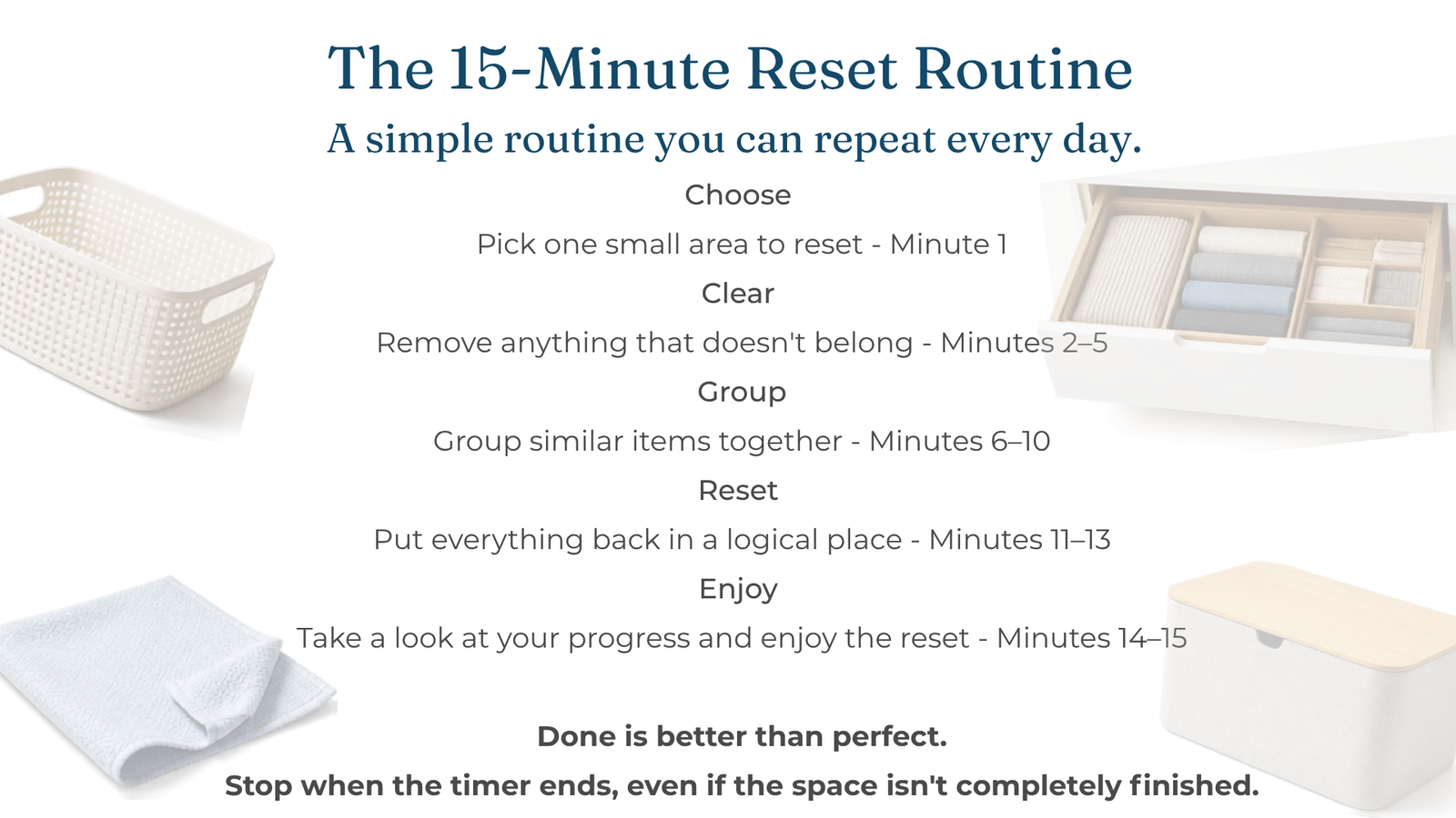 Page 12: The 15-Minute Reset Routine